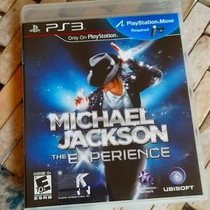 Michael Jackson The Experience PS3 Game - Blue Cover